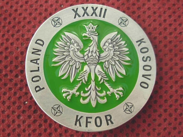 Read more about the article POLAND – KOSOVO KFOR – 1 PLUTON ZMOTORYZOWANY – AUDACES – FORTUNA – IUVAT COIN