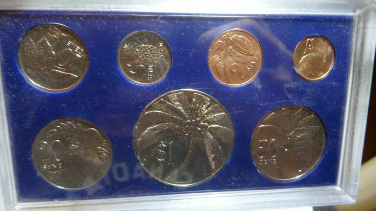 Read more about the article 1974 Western Samoa specimen coin set  7 coins