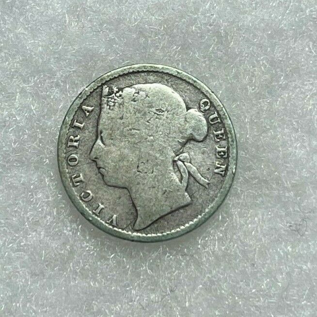 Read more about the article 1886 Mauritius 20 Cents Silver world coin Poor condition