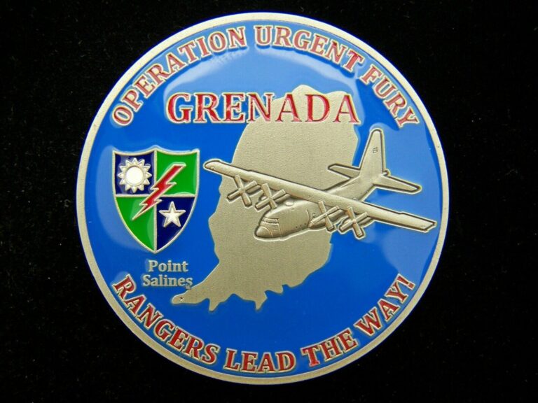 Read more about the article Operation Urgent Fury Grenada 75th Ranger Challenge Coin