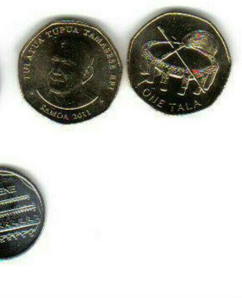 Read more about the article SAMOA: 2011 UNCIRCULATED COIN TRIO:  0.10 TO 1 TALA