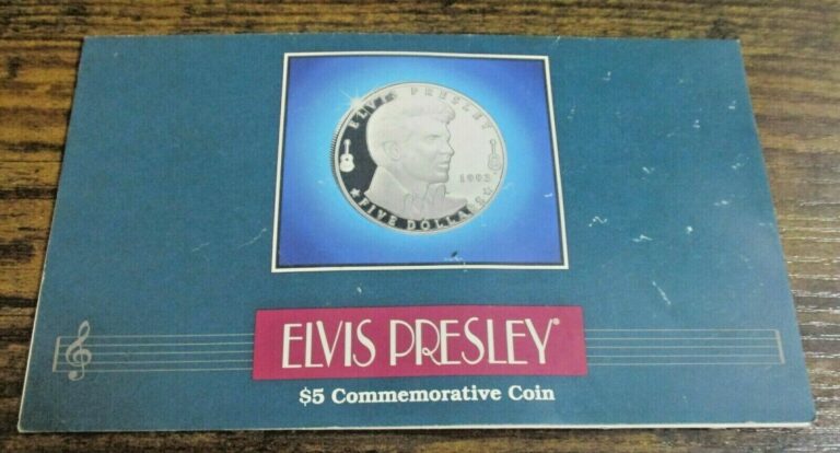 Read more about the article 1993 ELVIS PRESLEY $5 Commemorative Coin in Original Folder ~ Marshall Islands