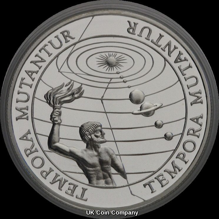 Read more about the article 1997 Kiribati Samoa Millennium Union Silver Proof $5 Five Dollars  Crown Coin