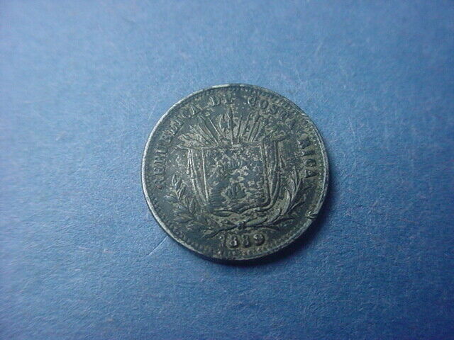 Read more about the article Costa Rica 1889 Shield Ship 5 Centavos #67017