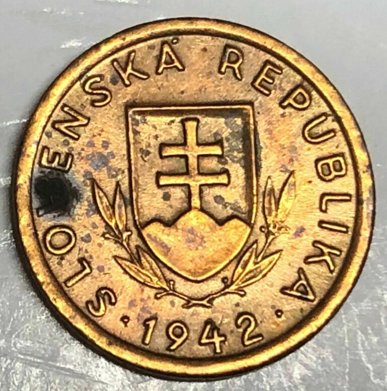 Read more about the article # C7628   SLOVAKIA    COIN      TEN  HELIEROV     1942