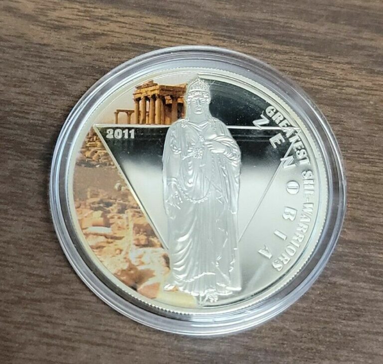 Read more about the article 2011 Republic of Togo 500 Francs Silver Coin “Zenobia”  Greatest She-Warrior
