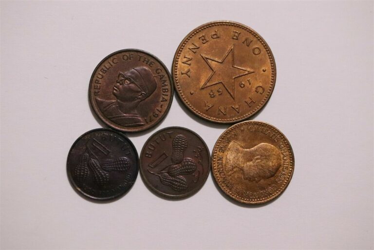 Read more about the article GHANA + GAMBIA OLD COINS HIGH GRADE B34 T15