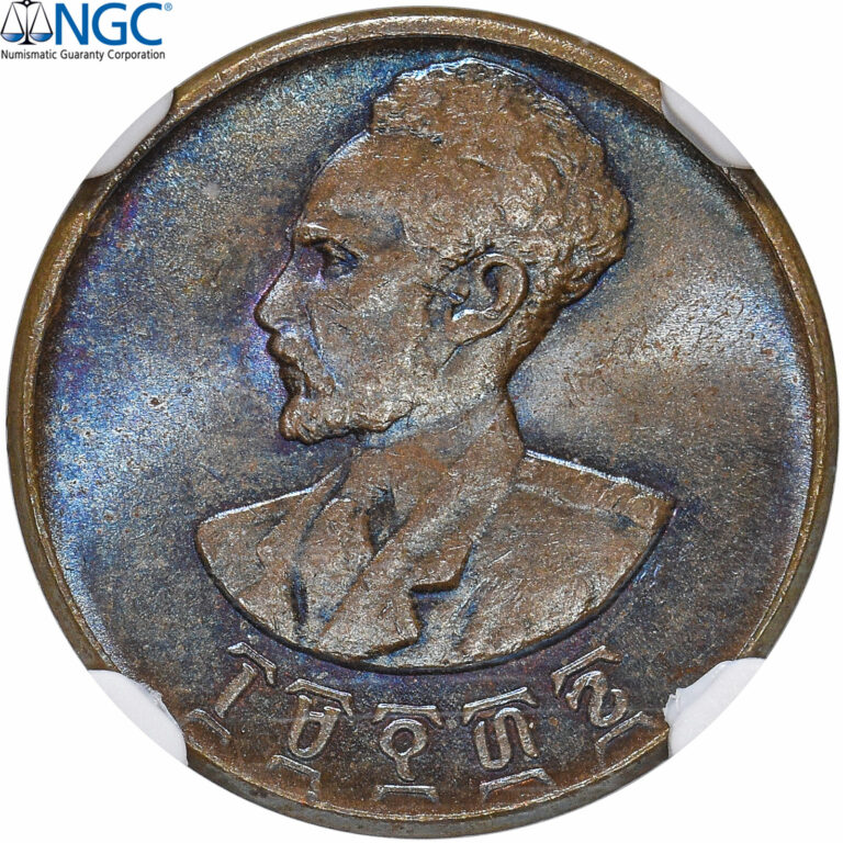 Read more about the article [#868282] Coin  Ethiopia  Haile Selassie I  Cent  Ande Santeem  1936  NGC