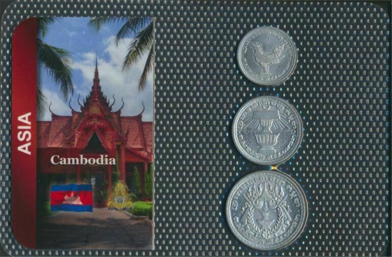 Read more about the article Cambodia 1959 mint coin set 1959 10 Sen until 50 Sen (9664061