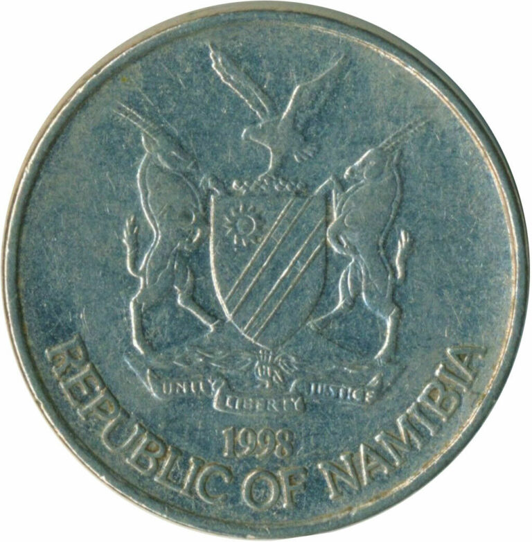 Read more about the article COIN / NAMIBIA / 10 CENT 1998      #WT8862