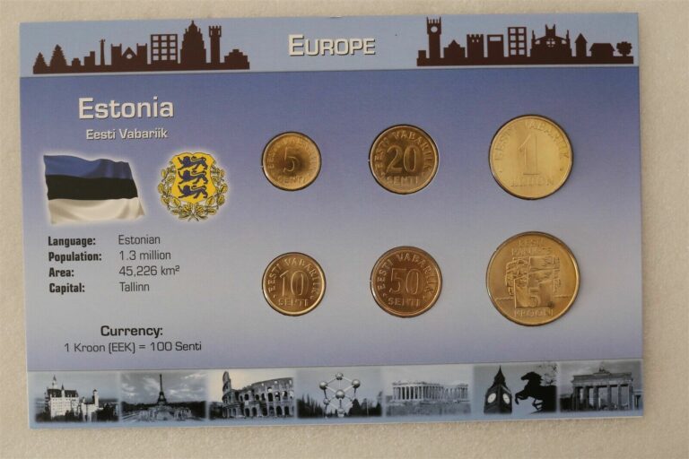 Read more about the article ESTONIA COIN SET WITH COA B38 #88