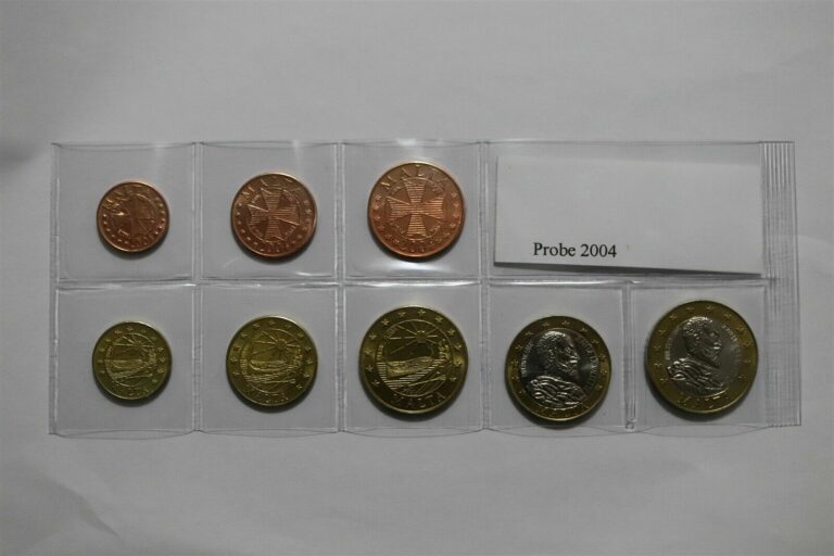 Read more about the article MALTA 2004 FANTASY EURO PATTERN COIN SET B36 #155