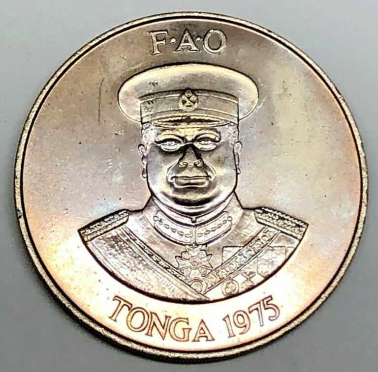 Read more about the article # C8307     TONGA     COIN      ONE  PA’ANGA      1975  Unc.
