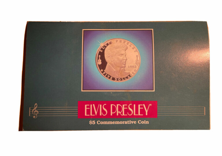 Read more about the article 1993 ELVIS PRESLEY $5 Commemorative Coin in Original Folder ~ Marshall Islands