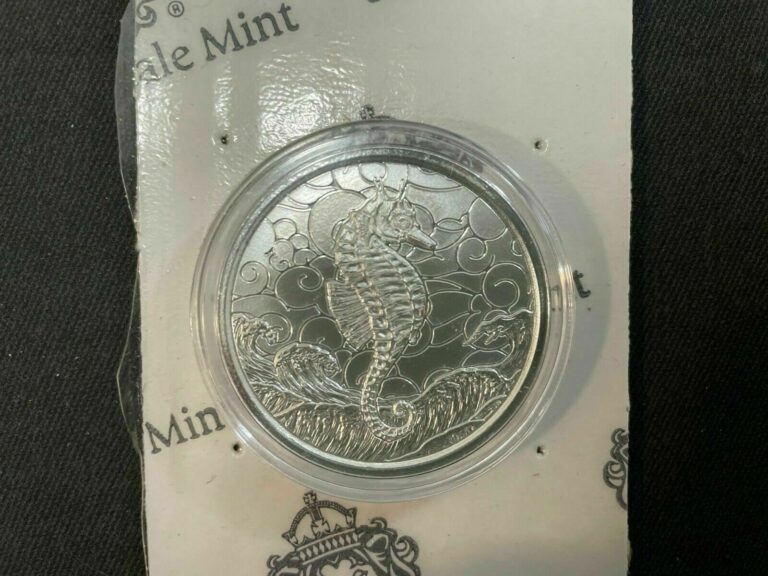 Read more about the article 2020 Samoa 1 oz Silver Seahorse  Silver Bullion Coin