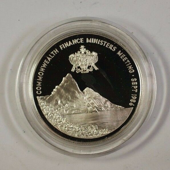 Read more about the article 1986 St. Lucia Commonwealth Finance Ministers Meeting Silver Proof $10 Coin