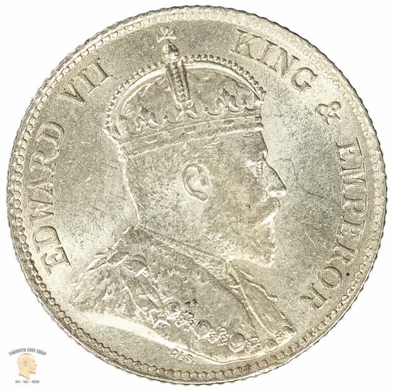 Read more about the article Ceylon Sri Lanka 1903 25 Cents Silver Coin – Reverse Spot