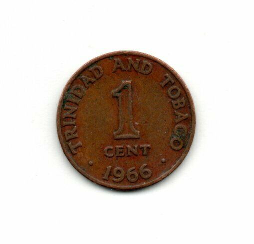 Read more about the article 1966 TRINIDAD AND TOBAGO 1 CENT CIRCULATED COIN #FC784 FREE SandH TOO!