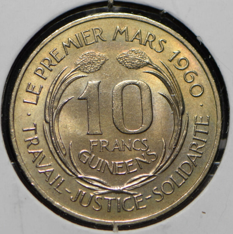 Read more about the article Guinea 1962 10 Francs  191166 combine shipping