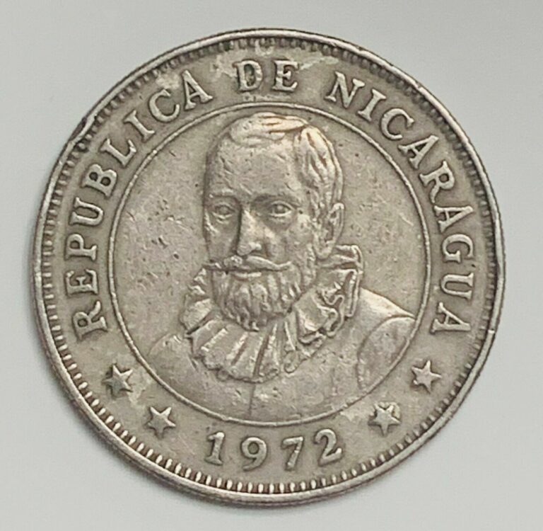 Read more about the article 1972 Nicaragua Cordoba KM# 26 Circulated Condition 