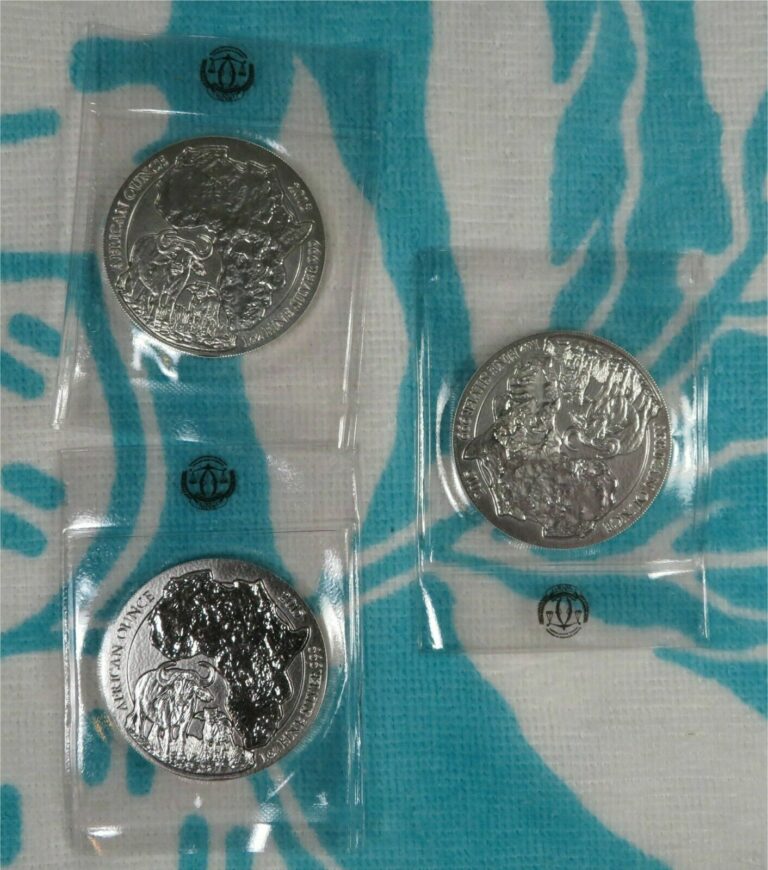 Read more about the article Lot of 3 – 2015 Rwanda Wildlife * Cape Buffalo * 1 oz .999 Silver Sealed Coins