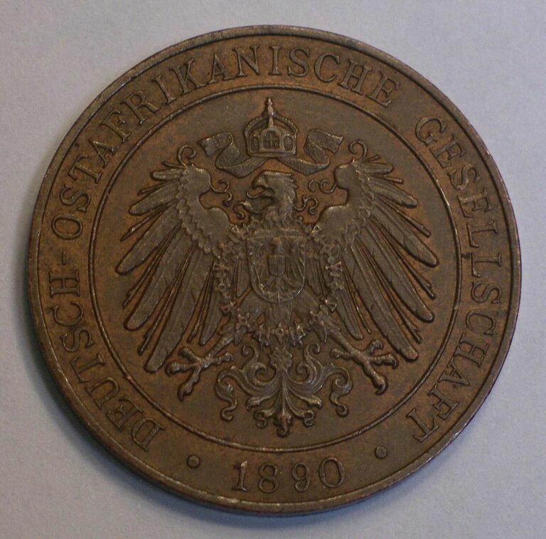 Read more about the article 1890 Germany East Africa KM-1 coin VERY HIGH GRADE some original color #6653