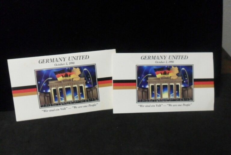 Read more about the article (2) Marshall Islands Germany United $5 Commemorative Coins – ENN COINS