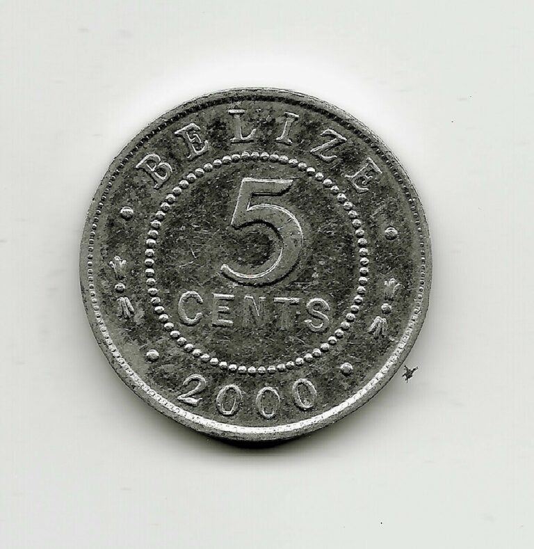 Read more about the article World Coins – Belize 5 Cents 2000 Coin KM# 34a