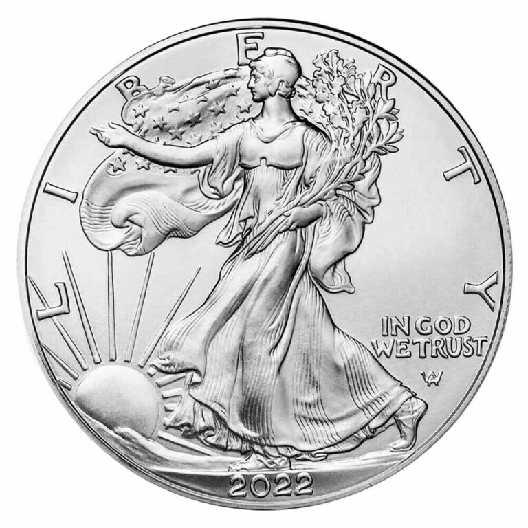 Read more about the article 2022 $1 American Silver Eagle 1 oz BU