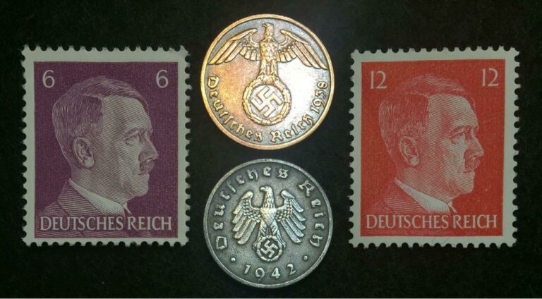 Read more about the article Rare WW2 German Coins and Unused Stamps World War 2 Authentic Artifacts