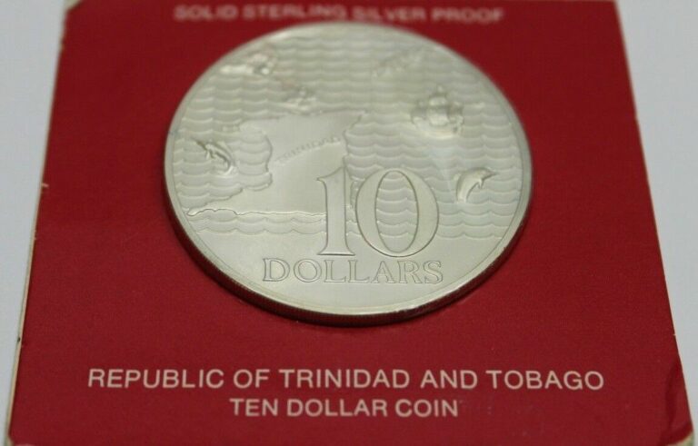 Read more about the article 1977 Republic of Trinidad and Tobago $10 Silver Proof Coin