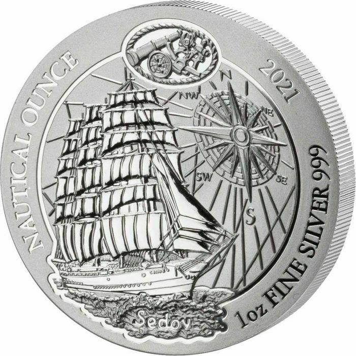 Read more about the article SEDOV NAUTICAL OUNCE – 2021 1 oz Silver BU Coin – Rwanda