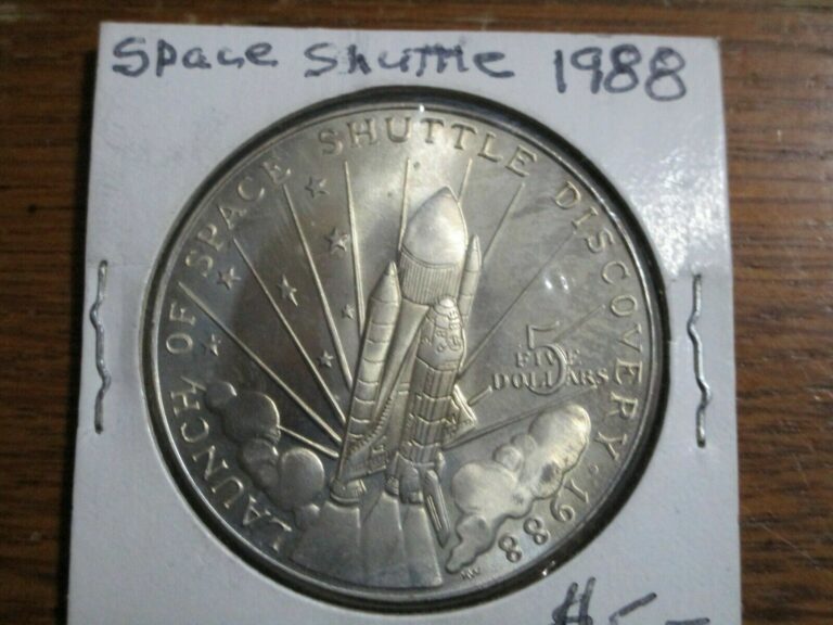 Read more about the article 1988 Republic of Marshall Islands Launch of Space Shuttle Discovery $5 Coin