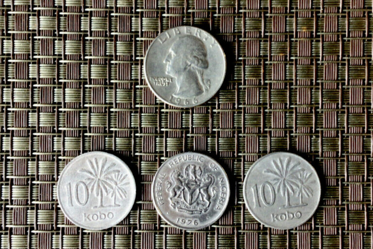 Read more about the article (3) 1973 FEDERAL REPUBLIC OF NIGERIA 10 KOBO COINS