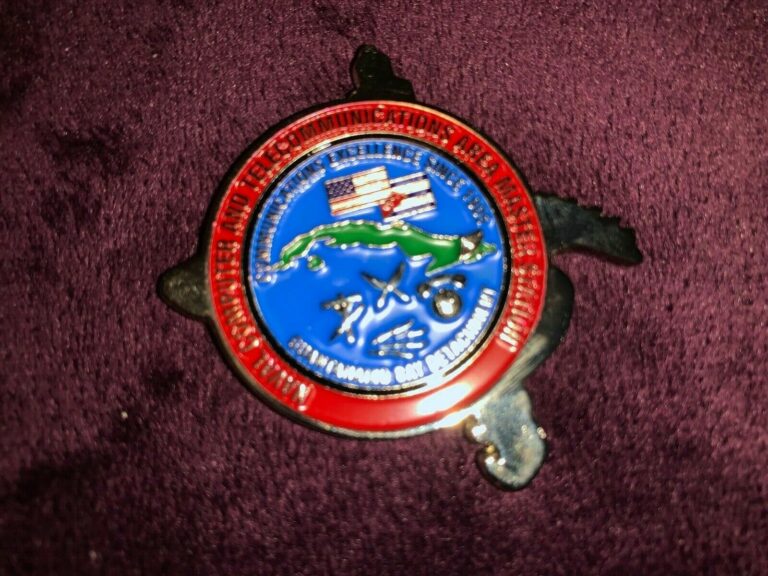 Read more about the article USN  “COMM MASTER STATION”  Guantanamo Bay Cuba   challenge coin