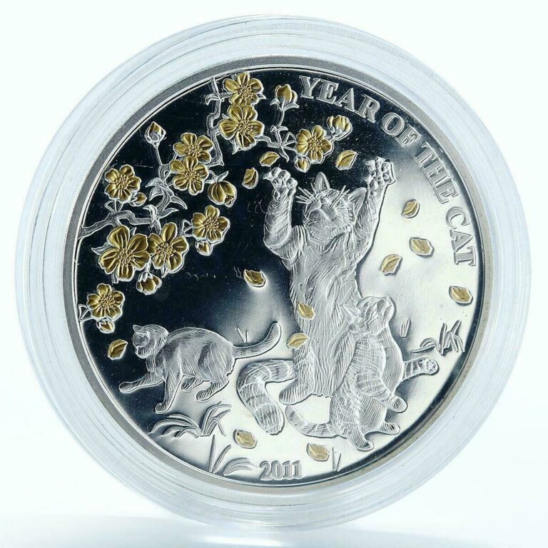 Read more about the article Togo 1000 francs Year of the Cat proof silver coin 2011