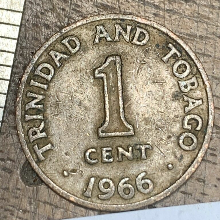 Read more about the article 1966 TRINIDAD AND TOBAGO 1 CENT CIRCULATED COIN FREE SandH TOO! – TOPLT24