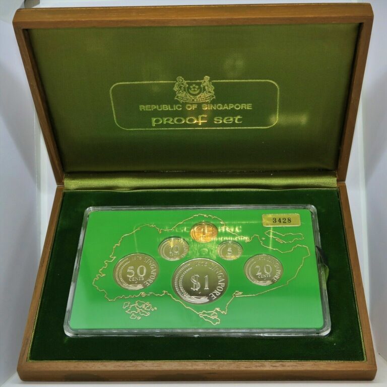Read more about the article SINGAPORE 1976 PROOF SET (6 COINS and ORIGINAL PACKAGING) *ONLY 3 500 SETS ISSUED*