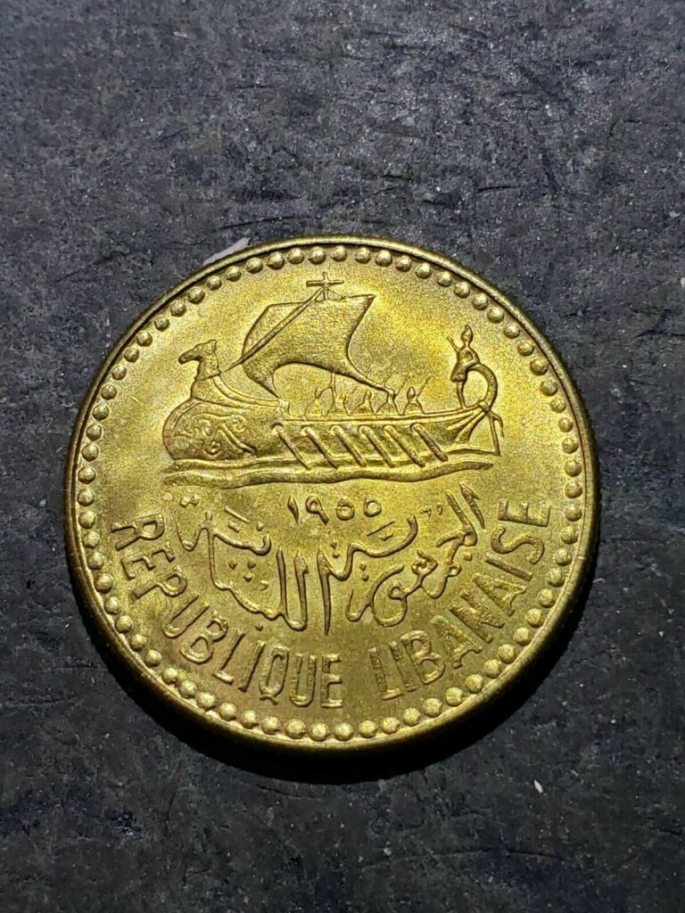 Read more about the article 1955 LEBANON 10 PIASTRES COIN  #jan
