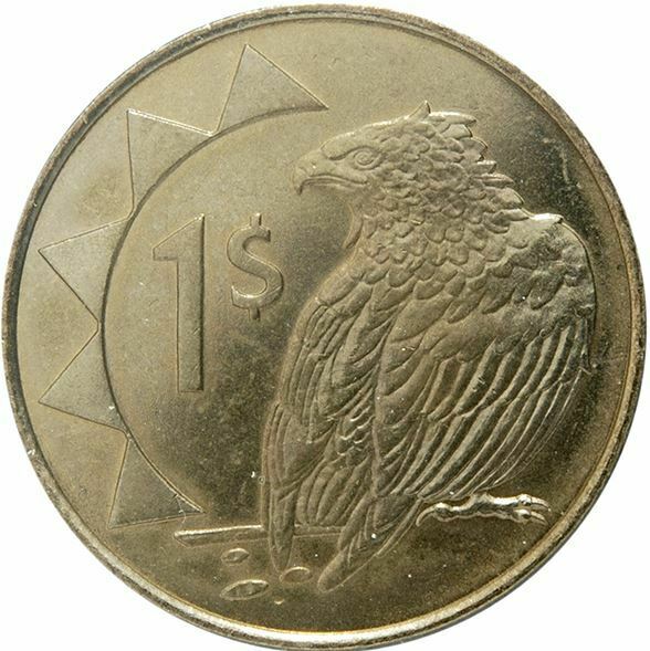 Read more about the article Namibia 1 Dollar Coin Bateleur Eagle KM4 1993 – 2010