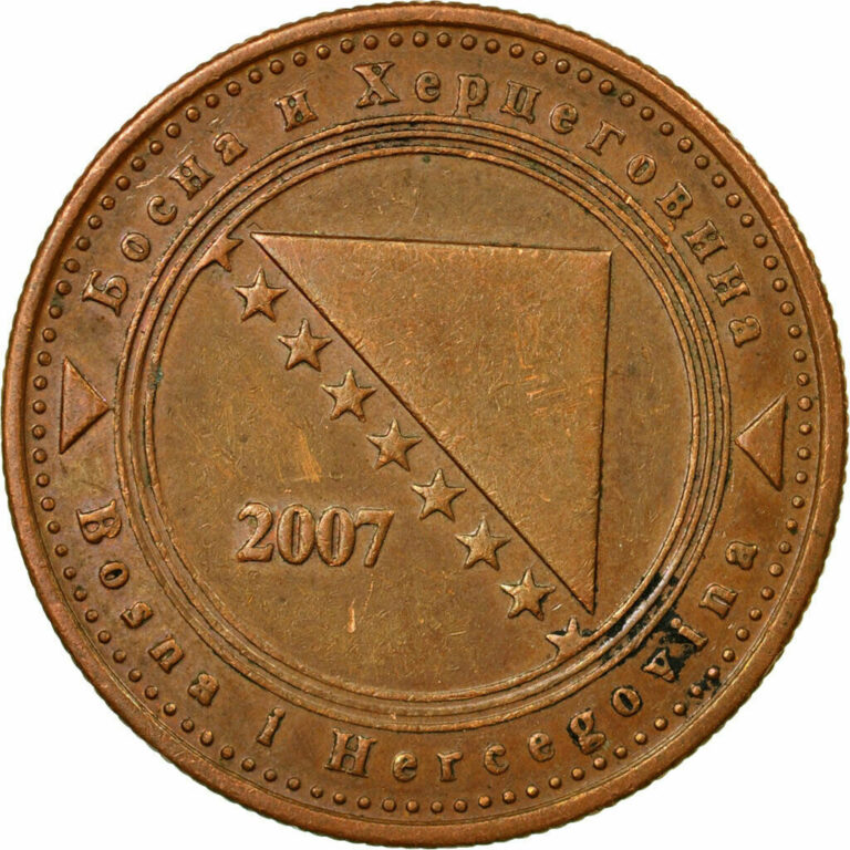 Read more about the article [#447344] Coin  BOSNIA-HERZEGOVINA  20 Feninga  2007  EF(40-45)  Copper Plated