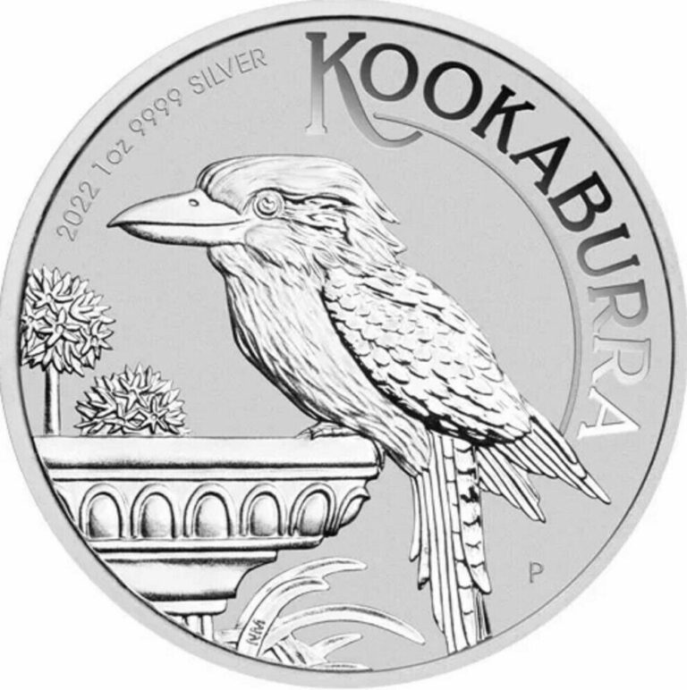 Read more about the article 2022 P Australia 1 oz 999 Fine Silver Kookaburra $1 Coin Brilliant Uncirculated