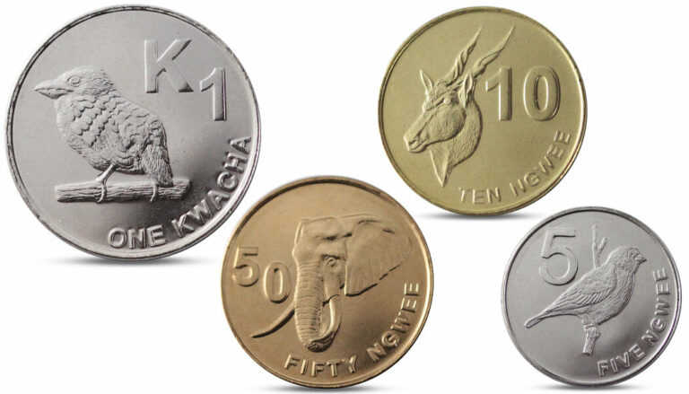 Read more about the article ZAMBIA 4 COINS SET FAUNA ANIMALS AFRICA WILDLIFE BIRDS ELEPHANT 2012 UNC