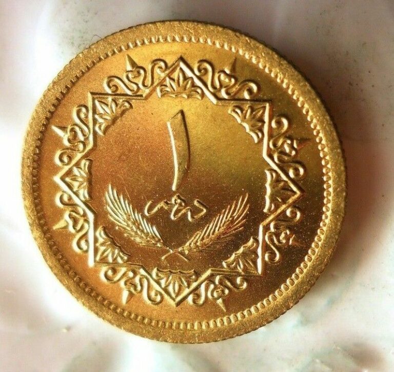 Read more about the article 1975 LIBYA DIRHAM – AU/UNC – Hard to Find Islamic Coin – Free Ship – BIN #FFF