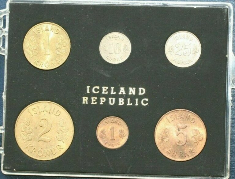 Read more about the article 1963 ICELAND REPUBLIC 6 PIECE MINT SET