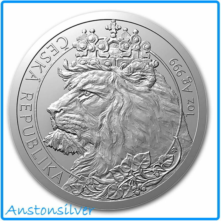 Read more about the article 2021 Niue Czech Lion BU 1 oz Silver Encapsulated