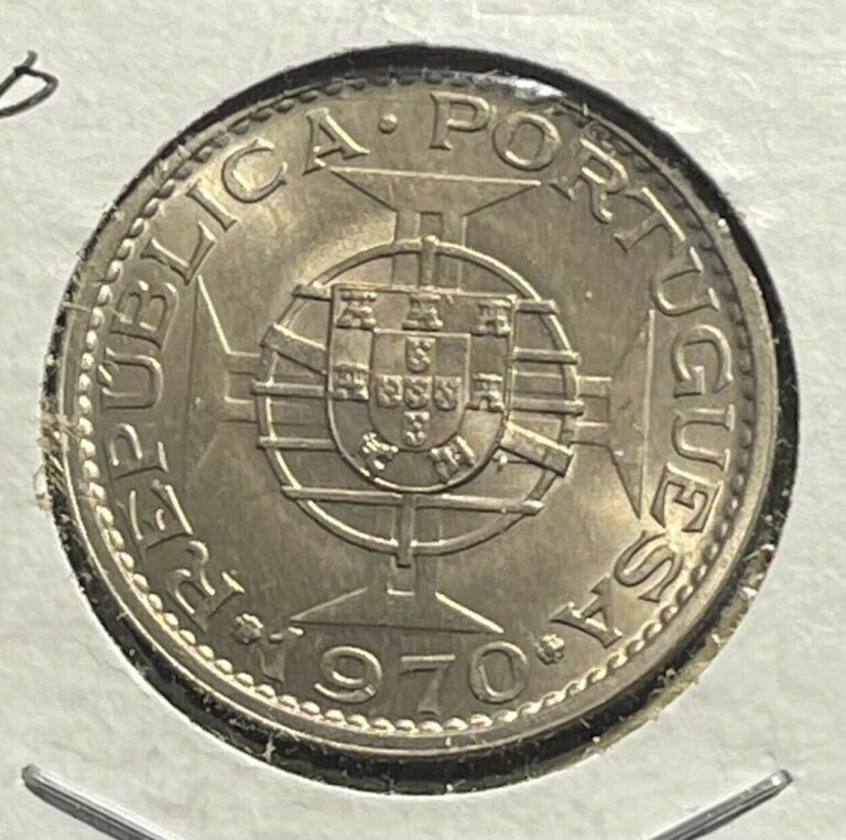 Read more about the article Timor (Portuguese Colony) 1970 5  Escudos Coin