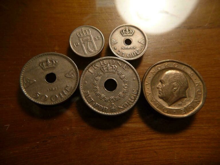 Read more about the article Norway 5 Different Coins Older Mix  Circulated Condition SKU# 24299