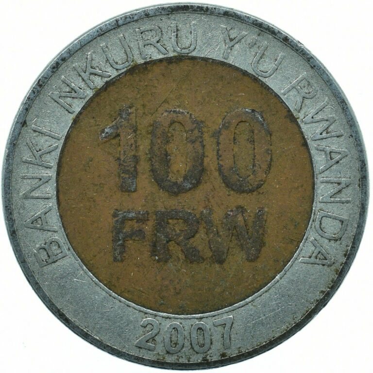 Read more about the article COIN / RWANDA / 100 FRANCS 2007                #WT27617