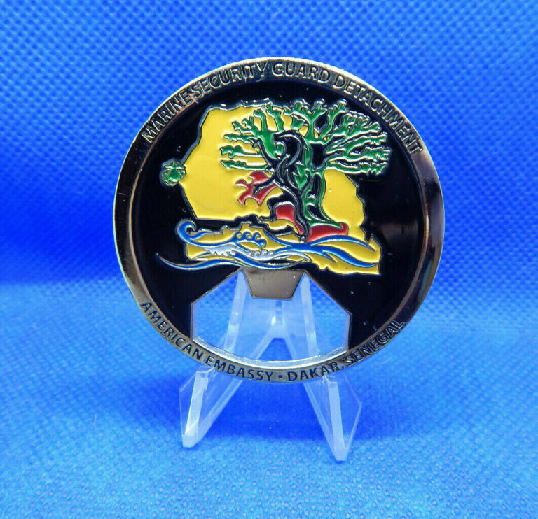 Read more about the article U.S. MARINE SECURITY GUARD DETACHMENT EMBASSY DAKAR SENEGAL  2.0″ CHALLENGE COIN